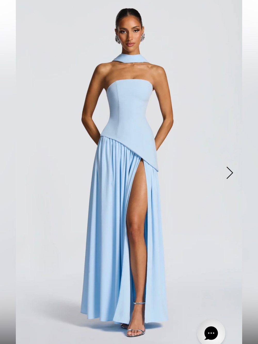 Babyboo MALIYAH MAXI DRESS - BABY BLUE